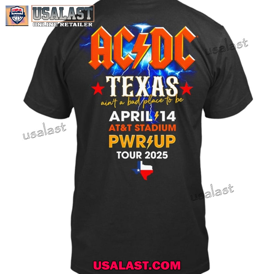 AC/DC Pwr Up Thunderstruck Dallas 2025 Unisex T-Shirt