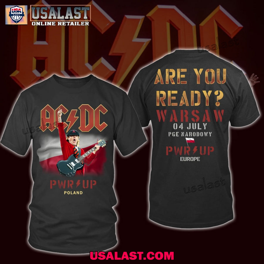AC/DC Pwr Up Warsaw, Poland 2025 Unisex T-Shirt
