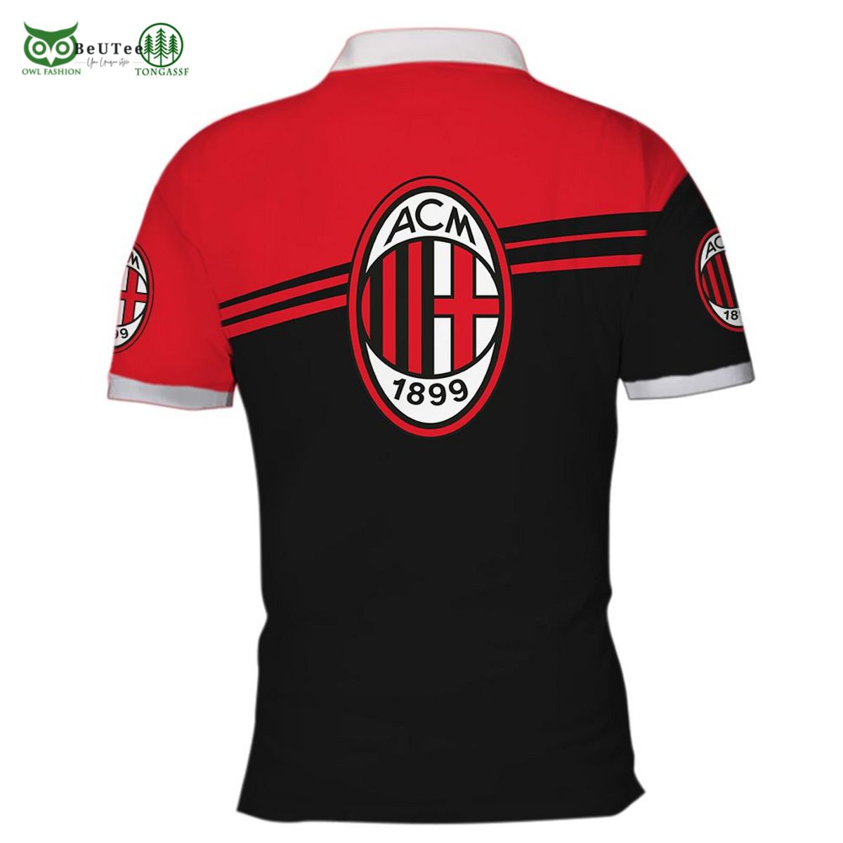 AC Milan Lega Serie A 3D Printed Hoodie Sweatshirt Sweater