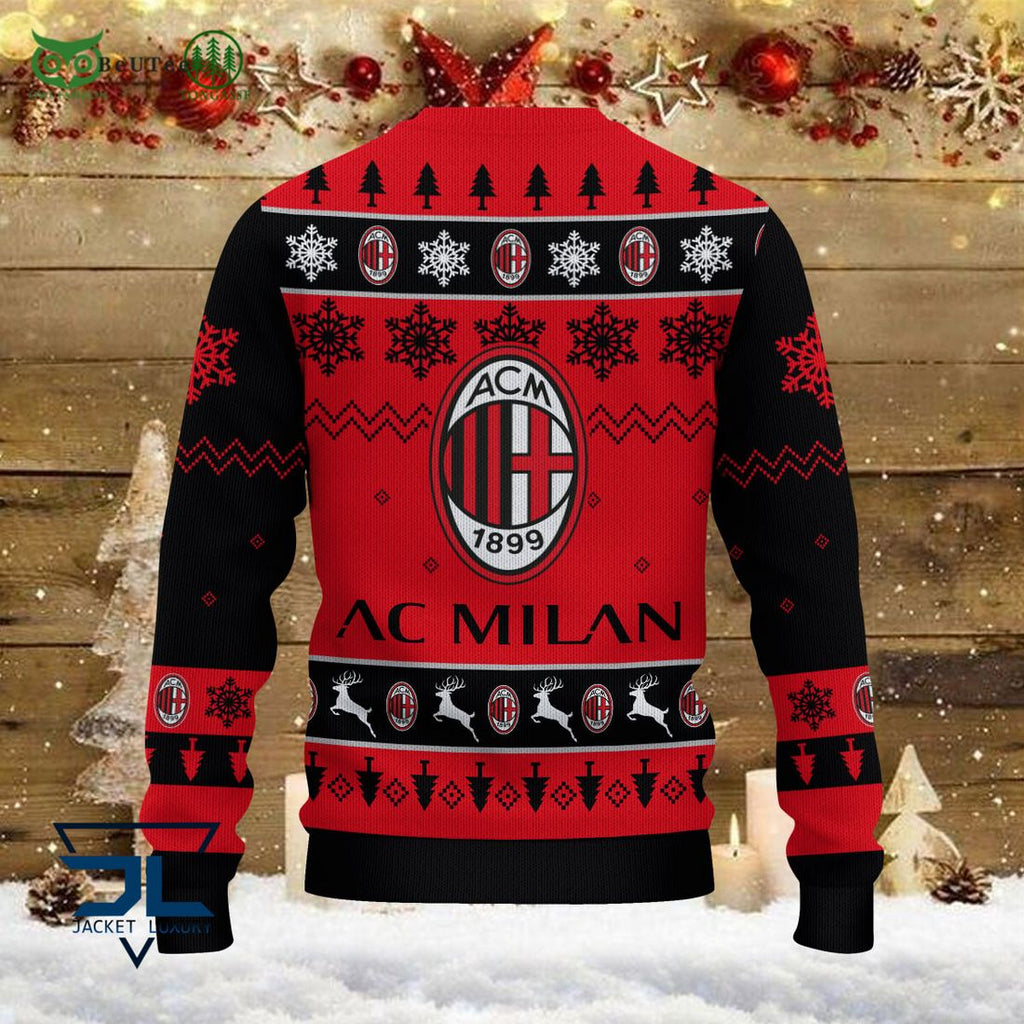 AC Milan Team Football Lega Serie A Ugly Sweater
