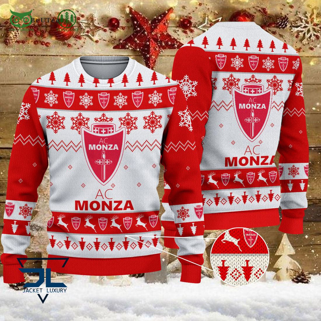 AC Monza Lega Serie A Champion Ugly Sweater
