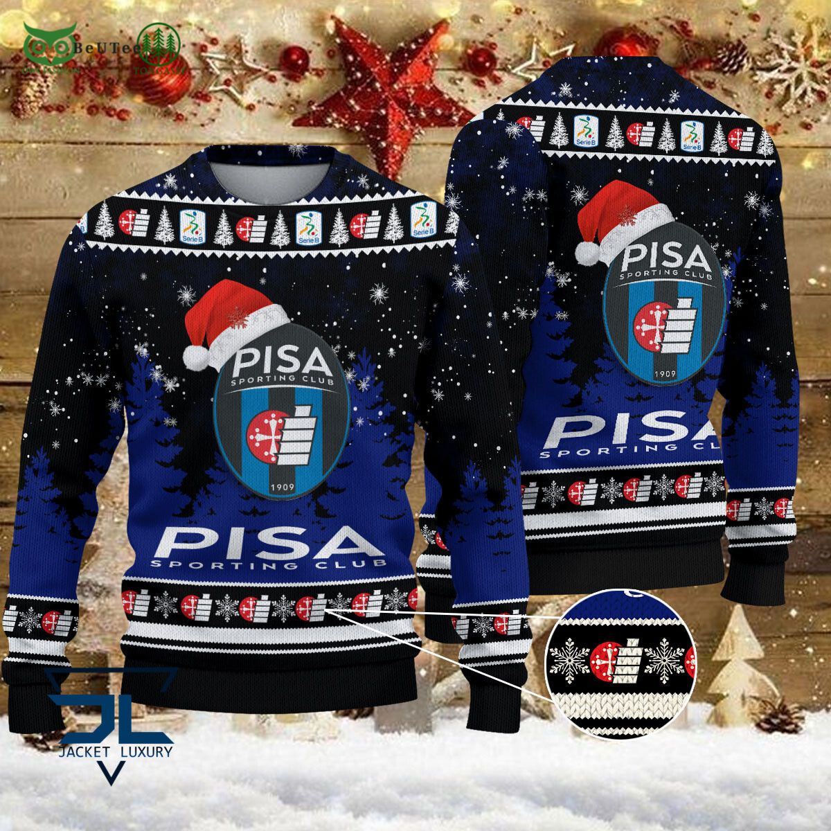 AC Pisa 1909 Lega Serie A Champion Ugly Sweater