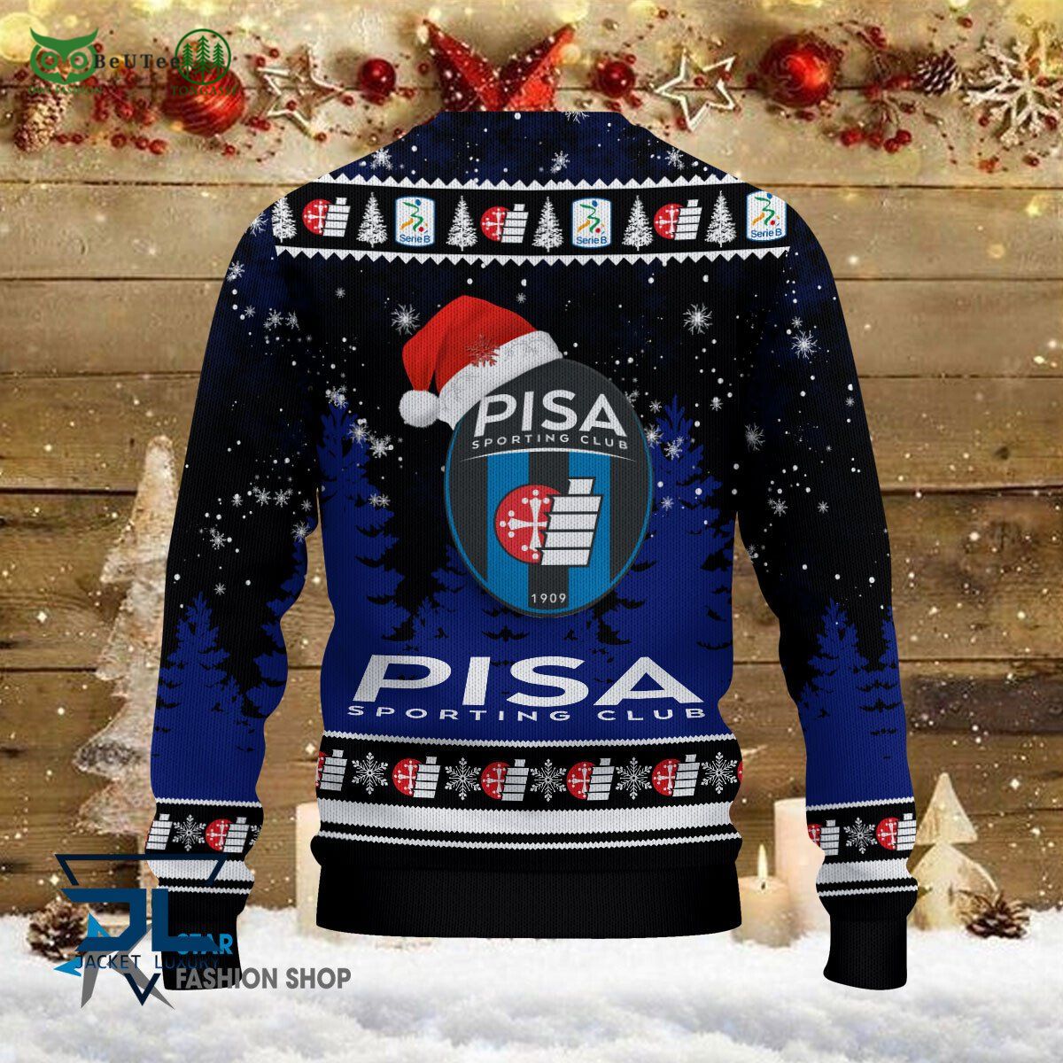 AC Pisa 1909 Lega Serie A Champion Ugly Sweater