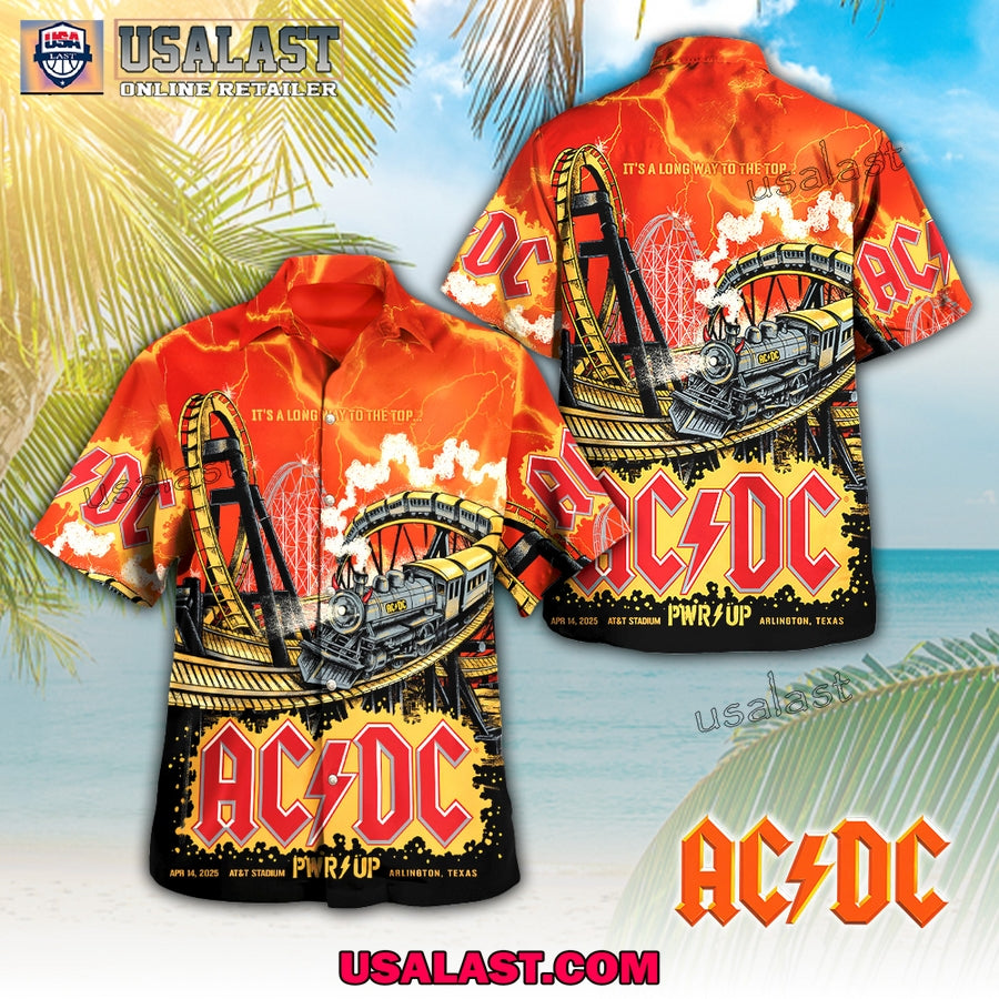 AC/DC It’s A Long Way To The Top Hawaiian Shirt
