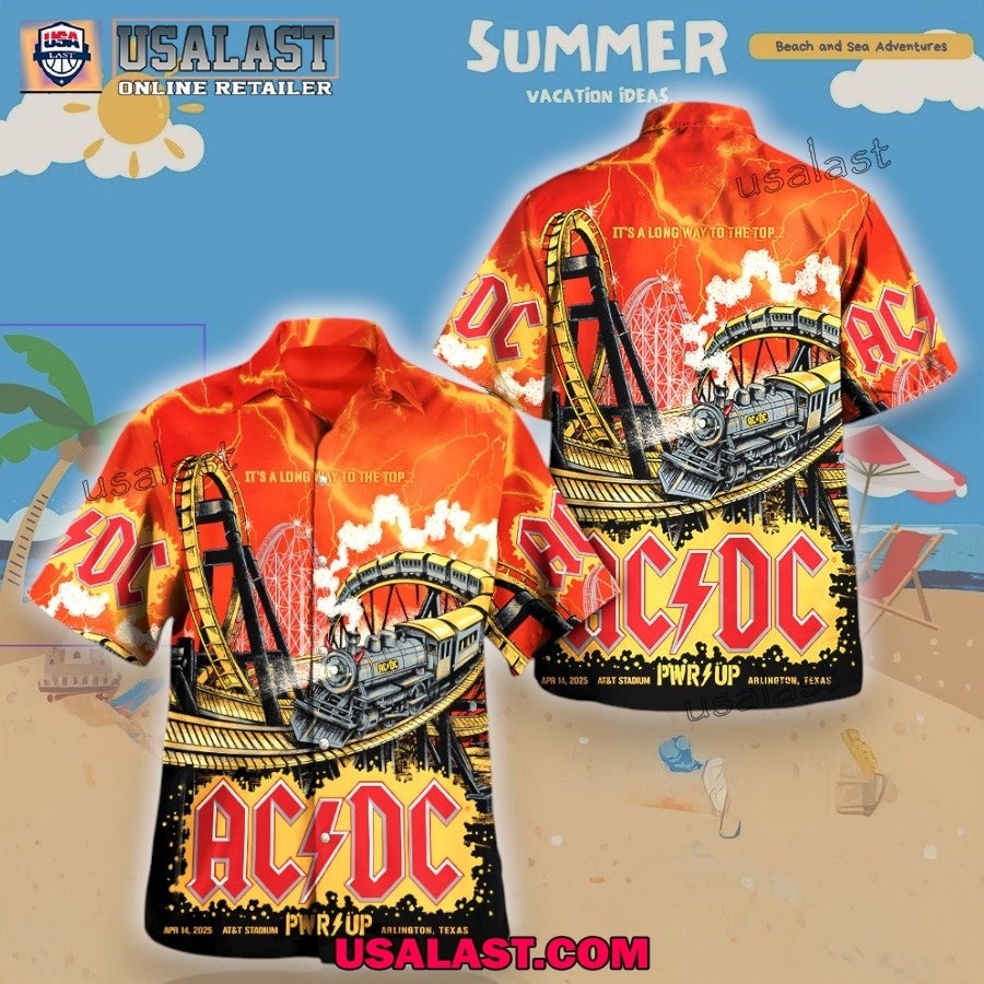 AC/DC It’s A Long Way To The Top Hawaiian Shirt