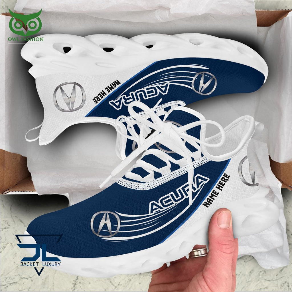 Acura Car Brand Logo Personalized Max Soul Shoes