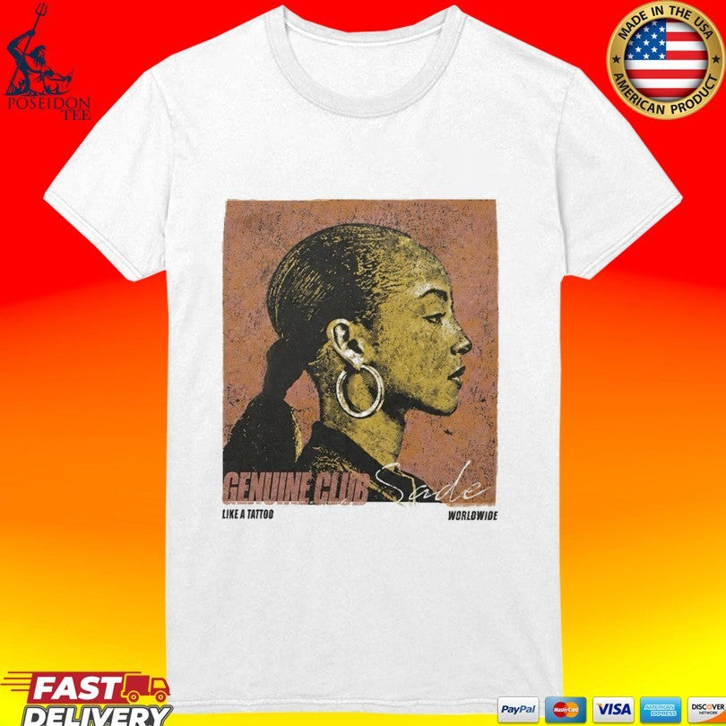 Adrien Genuine Club Like A Tattoo Worldwide Broner Sade Piece T-shirt