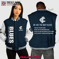 AFL Carlton Baseball Jacket – We Are The Navy Blues