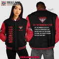 AFL Essendon Baseball Jacket – See The Bombers Fly Up