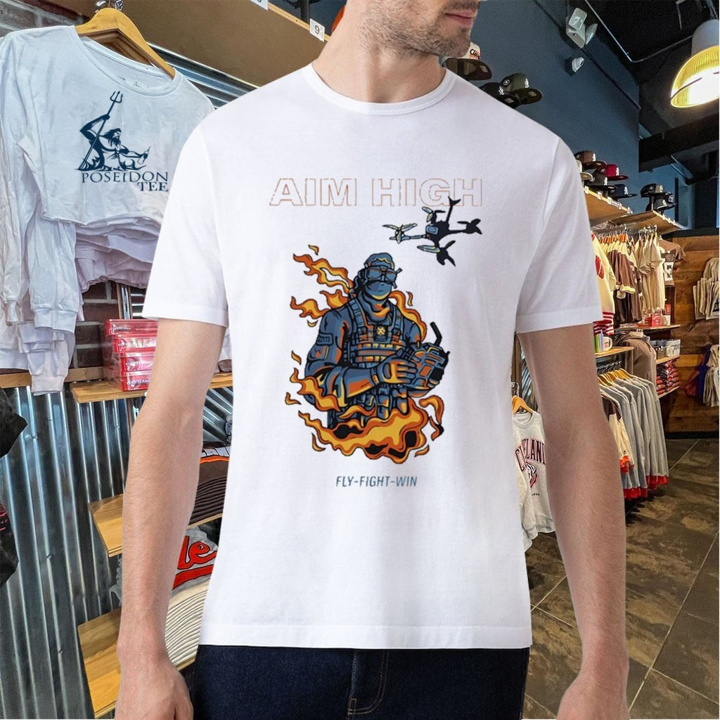 Aim High Guardians Of Ukrainian Fly Fight Win T-shirt