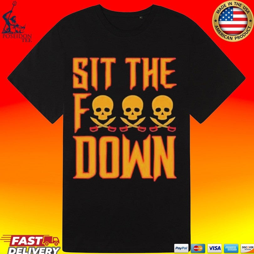 Aj Burnett Sit The F Down T-shirt