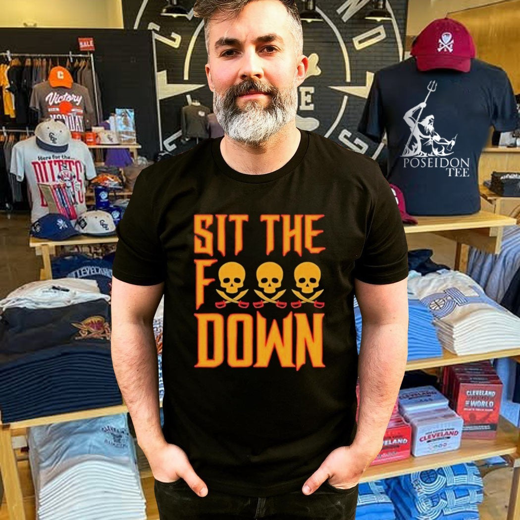 Aj Burnett Sit The F Down T-shirt