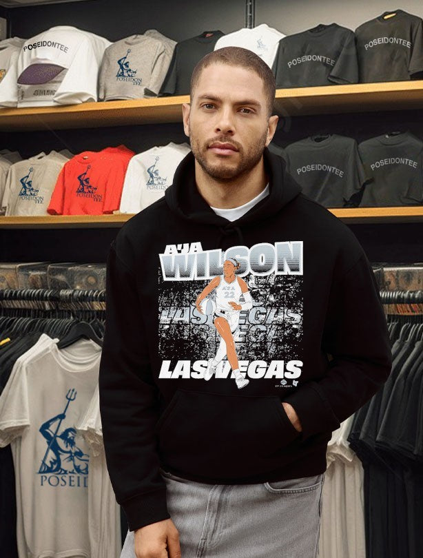 A’ja Wilson Las Vegas Street Ball T-shirt