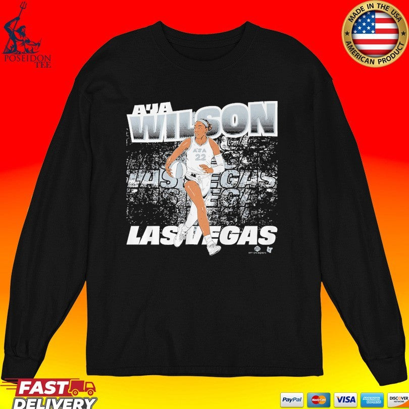 A’ja Wilson Las Vegas Street Ball T-shirt