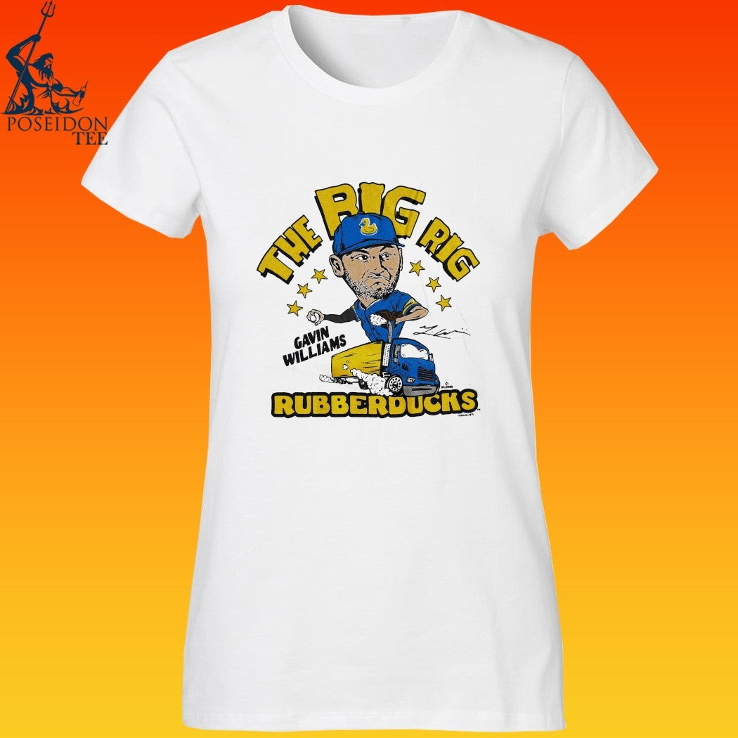 Akron Rubberducks The Big Rig Gavin Williams T-shirt