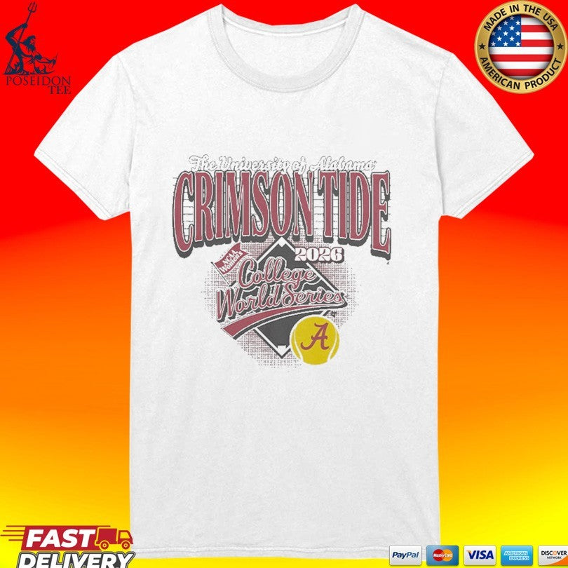 Alabama Softball 2026 Women’s College World Series T-shirt