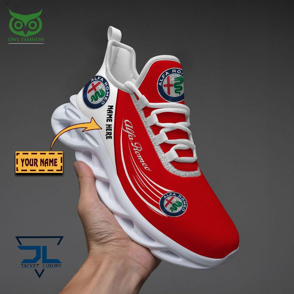 Alfa Romeo Car Brand Logo Personalized Max Soul Shoes