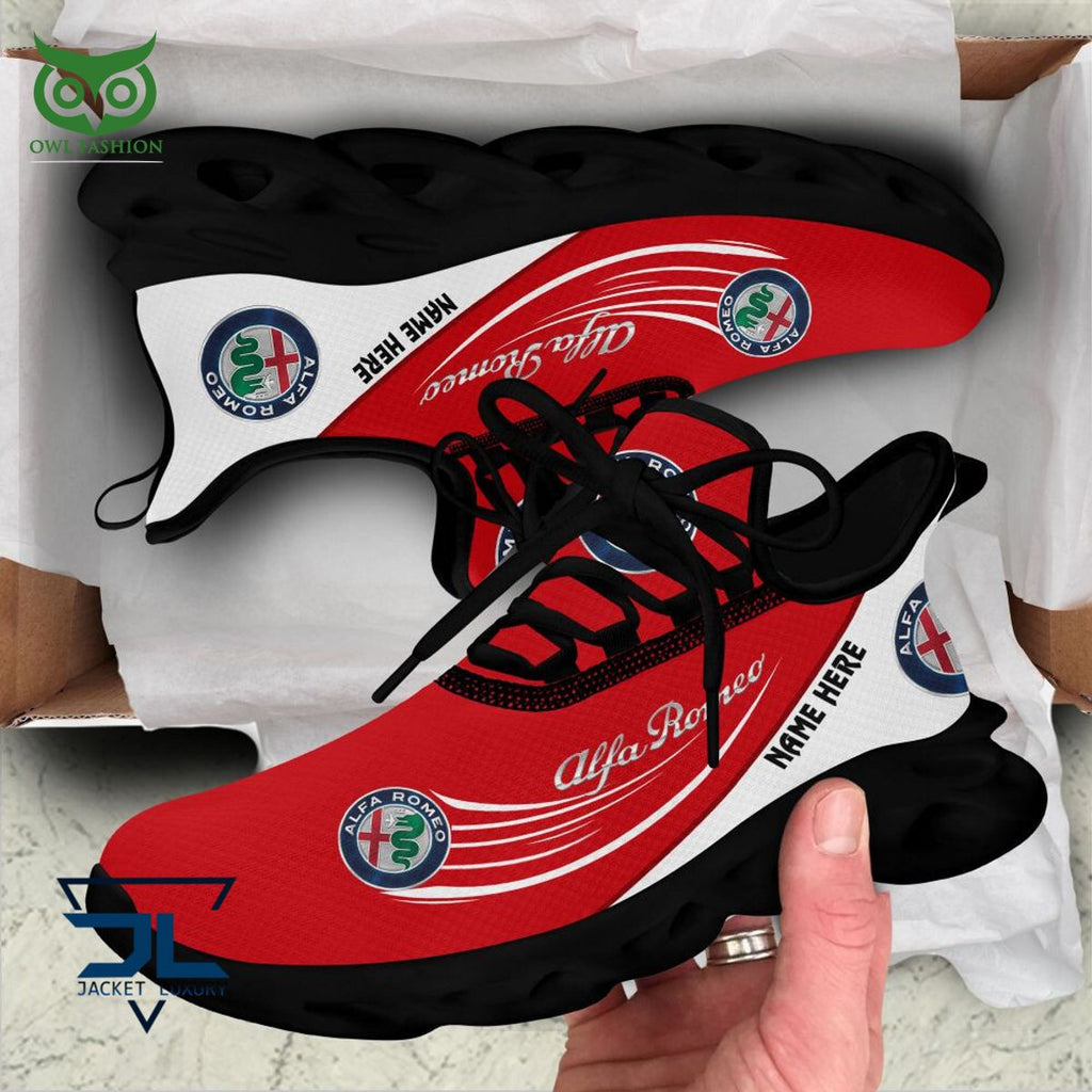 Alfa Romeo Car Brand Logo Personalized Max Soul Shoes