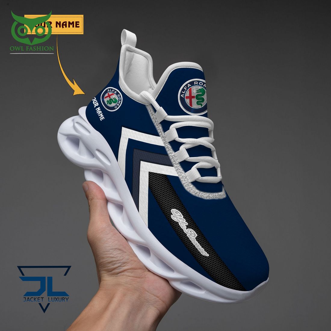 Alfa Romeo Car Brand Max Soul Sneakers