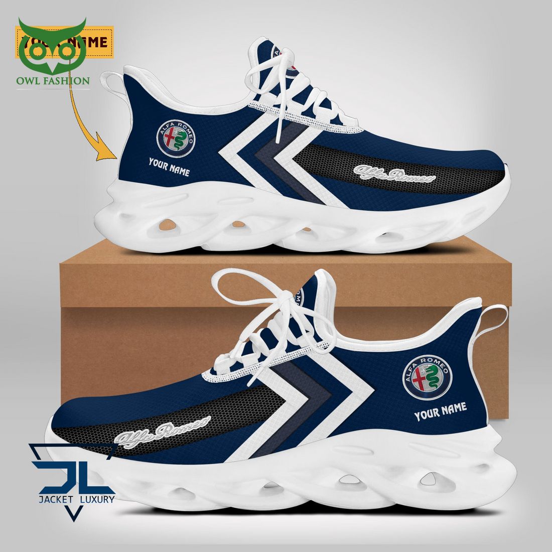 Alfa Romeo Car Brand Max Soul Sneakers