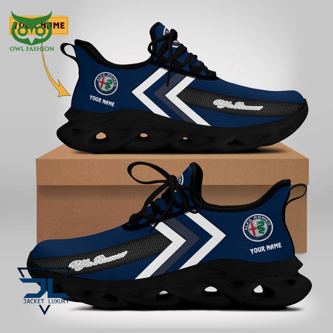 Alfa Romeo Car Brand Max Soul Sneakers