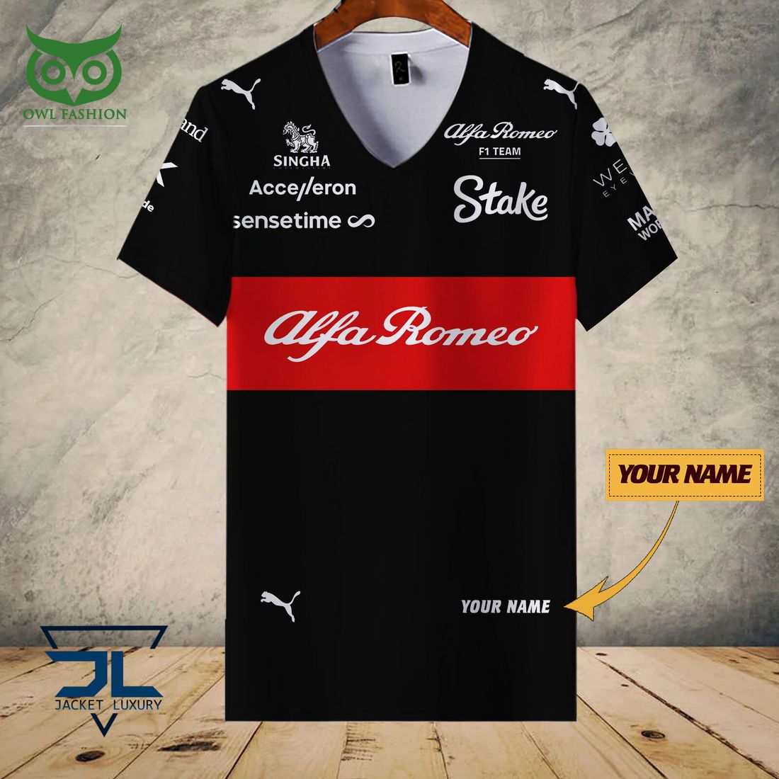 Alfa Romeo F1 Team 3D Printed Shirt