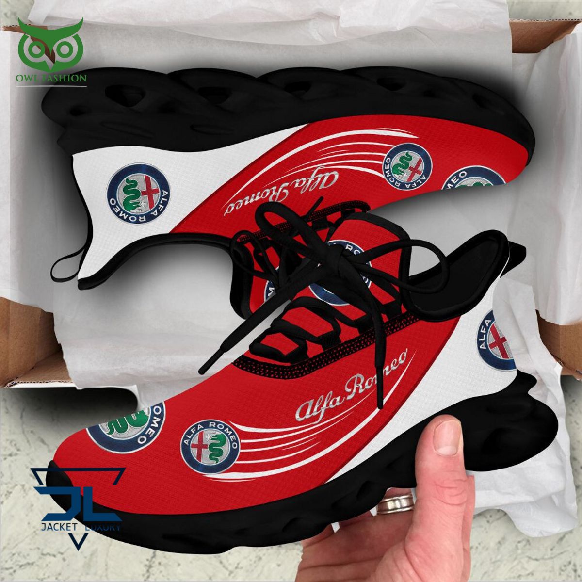 Alfa Romeo Trending Car Brand Premium Max Soul Shoes