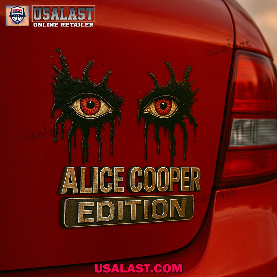 Alice Cooper Custom 3D Car Badge Sticker