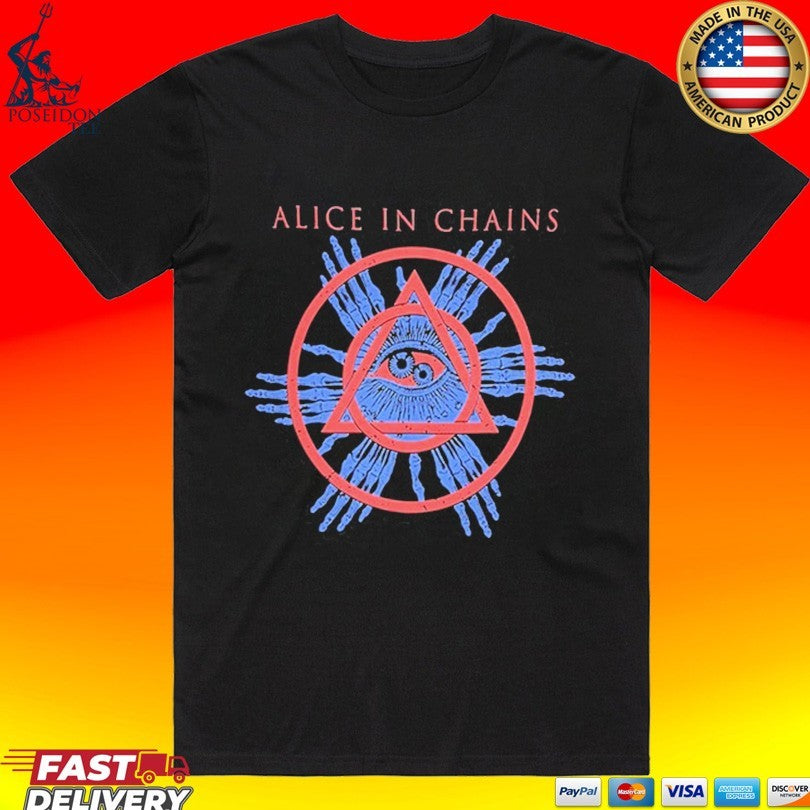 Alice In Chains Circle Triangle Large T-shirt