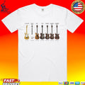 Alligator Travis Bean Wolf Tiger Rosebud Lightning Bolt Lightning Bolt Guitars History T-shirt