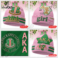 Alpha Kappa Alpha Custom Name Beanie Hat