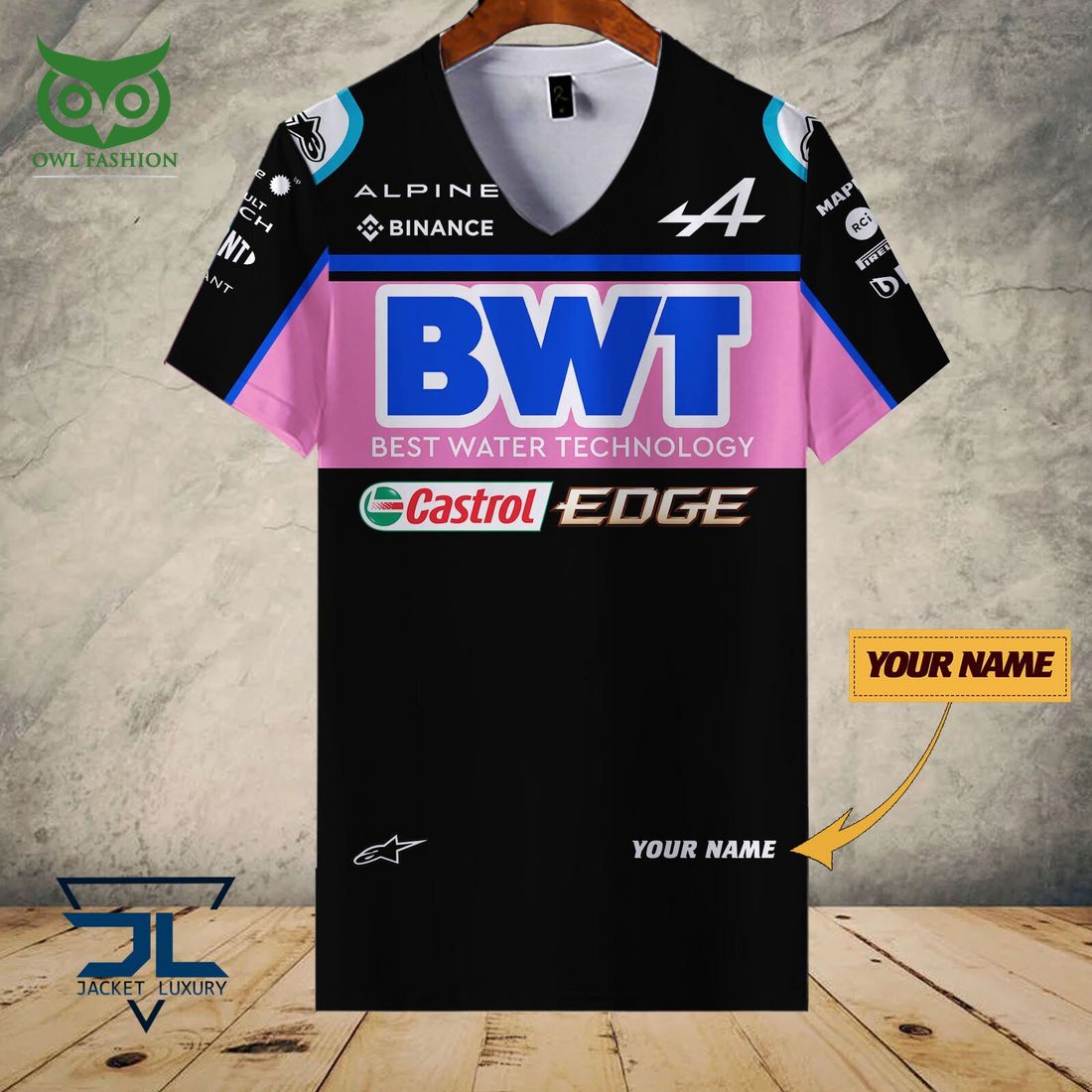 Alpine F1 Team 3D Printed Shirt