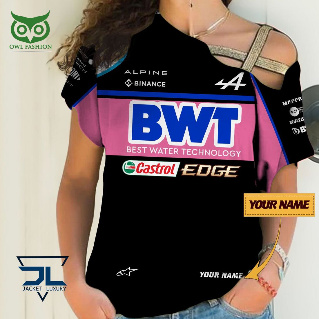 Alpine F1 Team 3D Printed Shirt
