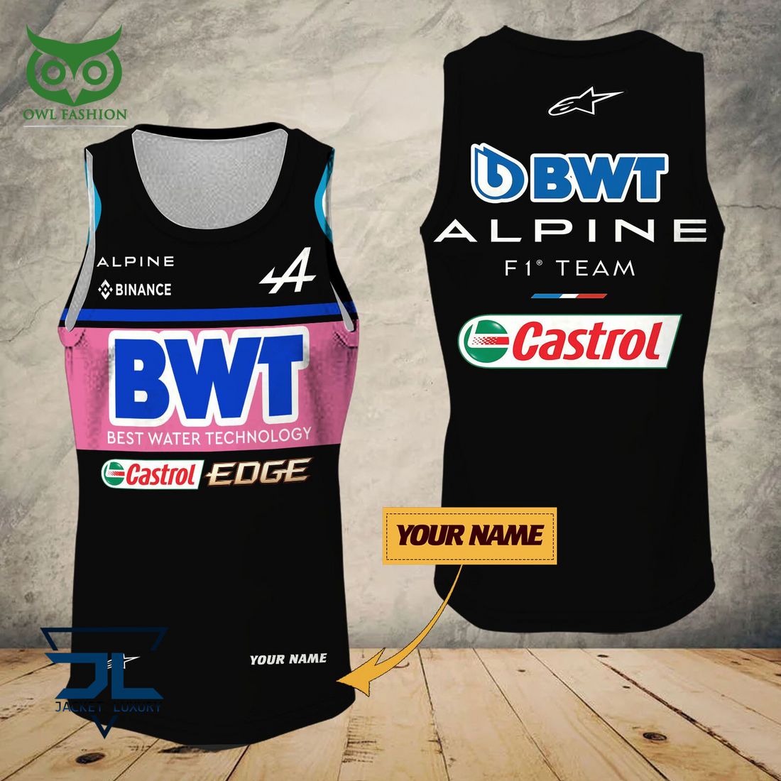 Alpine F1 Team 3D Printed Shirt