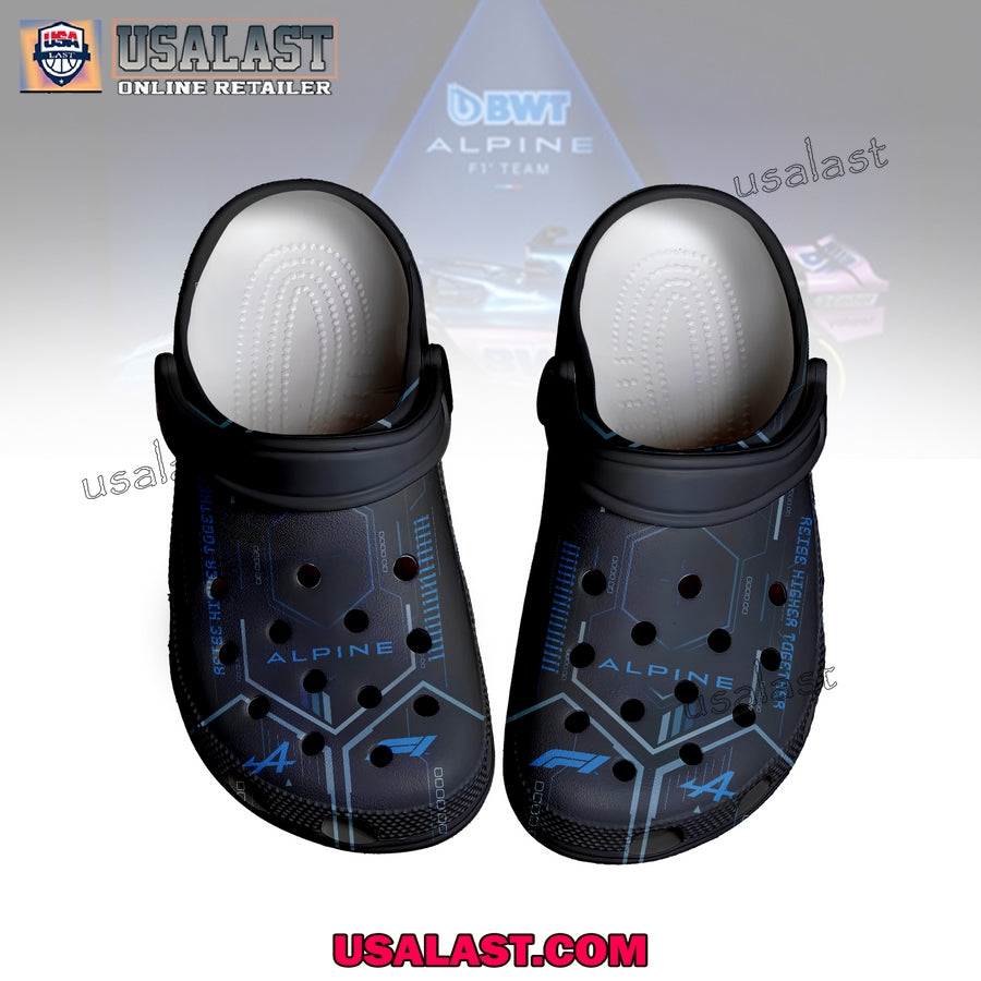 Alpine F1 Team Crocs Clogs Shoes