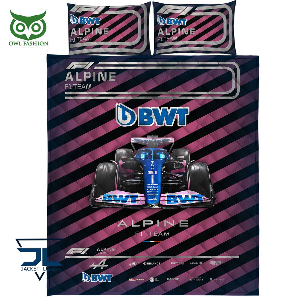 Alpine F1 Team Quilt Set