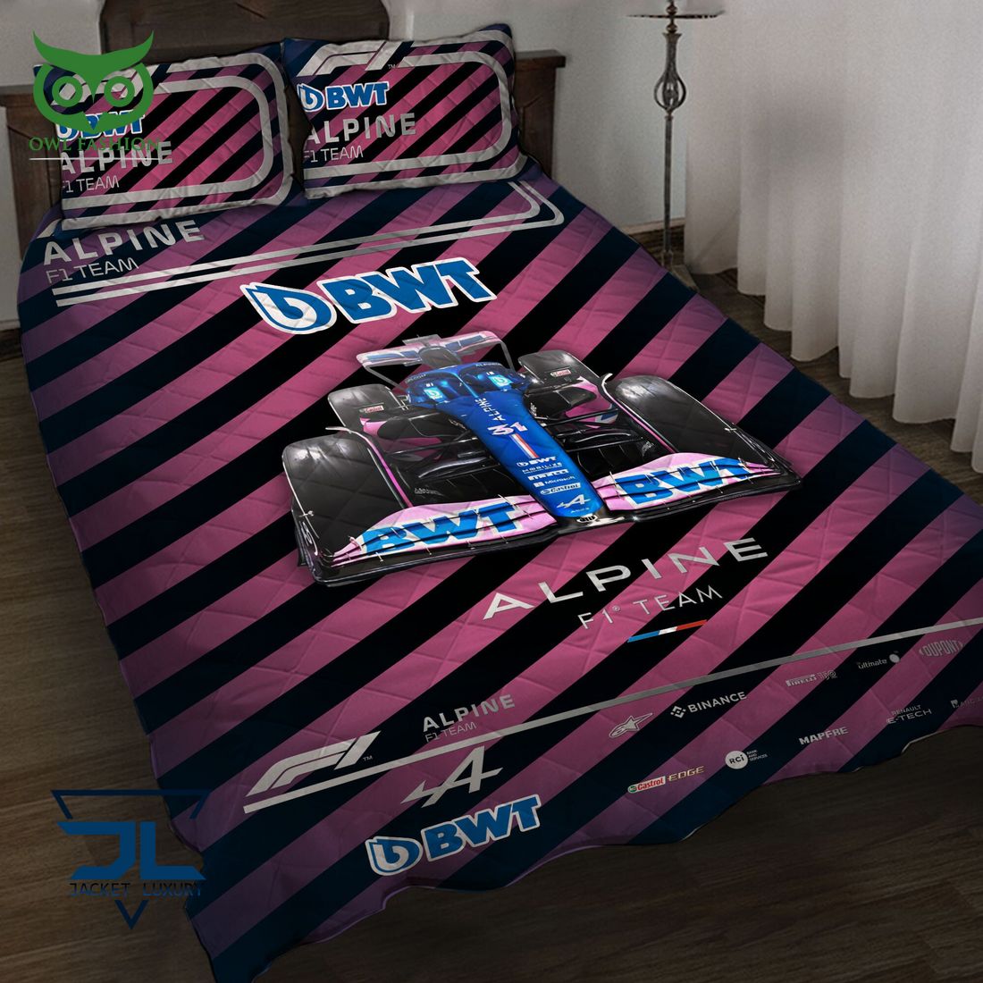 Alpine F1 Team Quilt Set