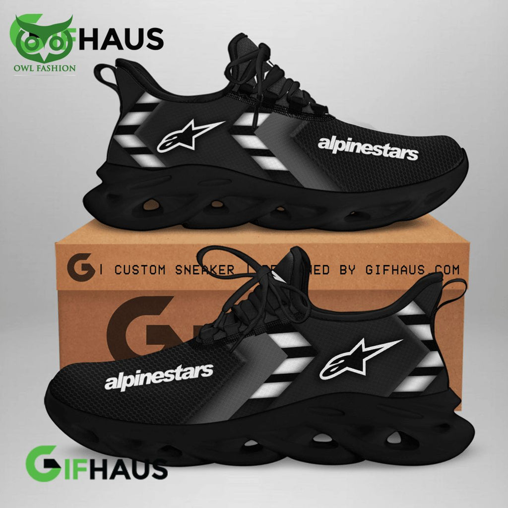 Alpinestars Sport Brand Black White Max Soul Shoes