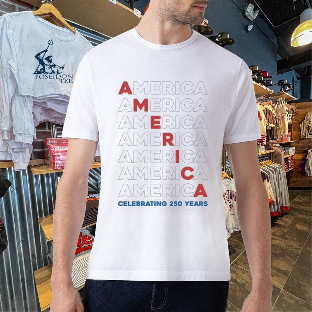 America Celebrating 250 Years Upf 50 Performance T-shirt