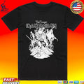 Amplified Iron Maiden Black And White Flames T-shirt