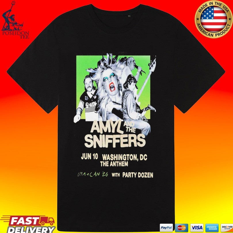Amyl And The Sniffers The Anthem Washington Dc June 10 2026 T-shirt