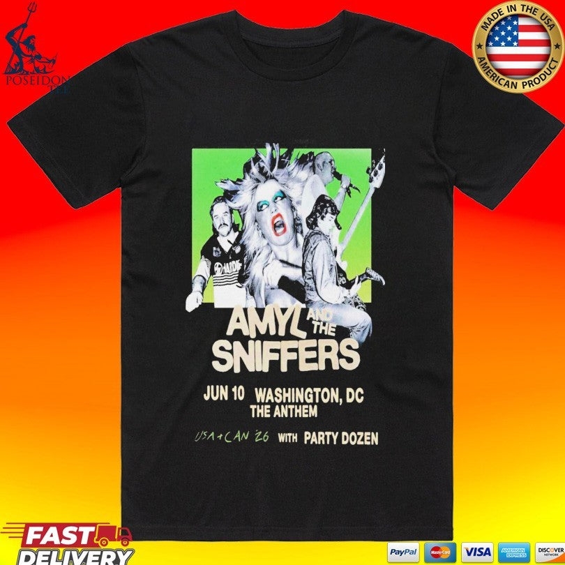 Amyl And The Sniffers The Anthem Washington Dc June 10 2026 T-shirt