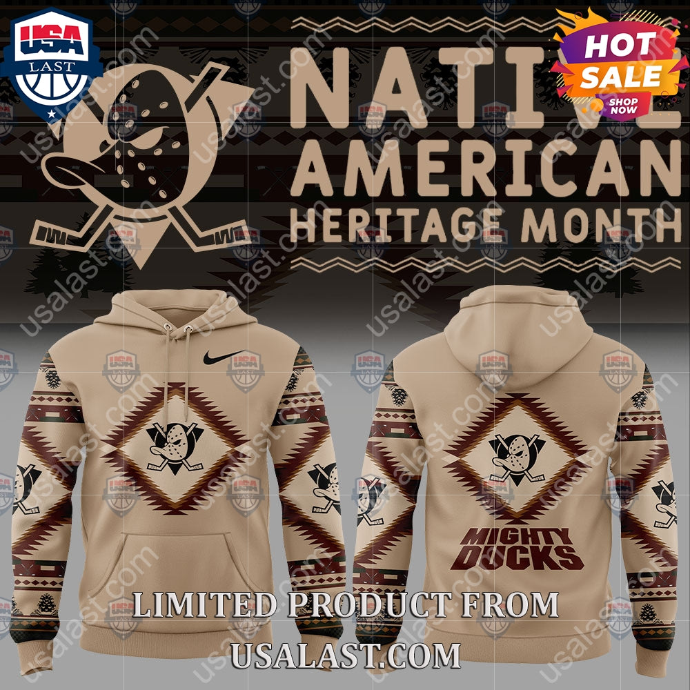 Anaheim Ducks NHL Native American Heritage Month Hoodie