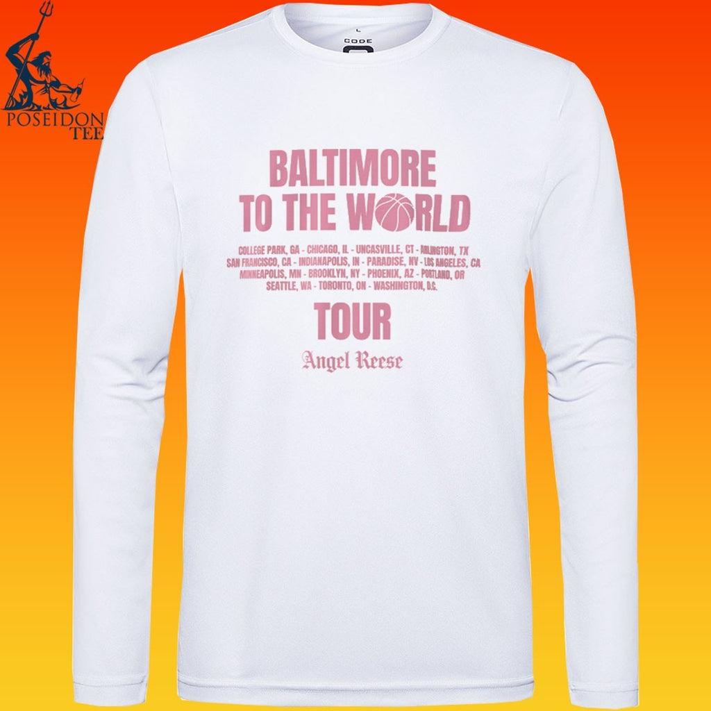Angel Reese Baltimore To The World Tour T-shirt