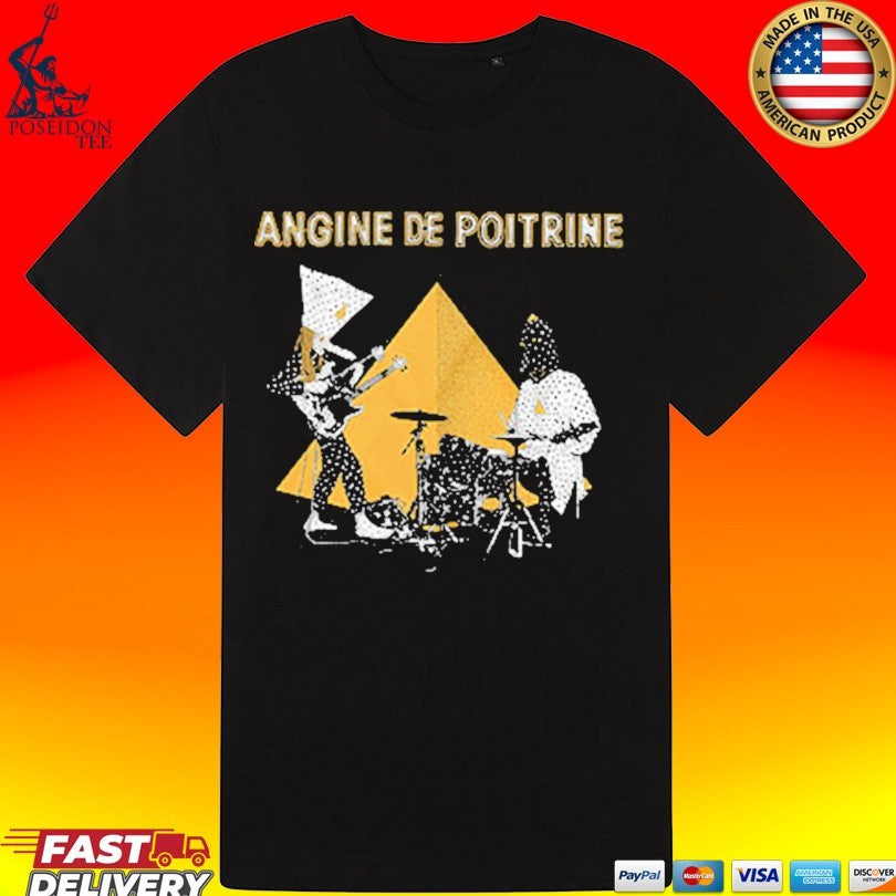 Angine De Poitrine French Indie Rock Band T-shirt
