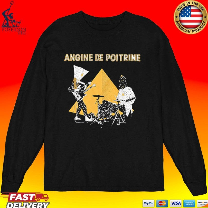 Angine De Poitrine French Indie Rock Band T-shirt