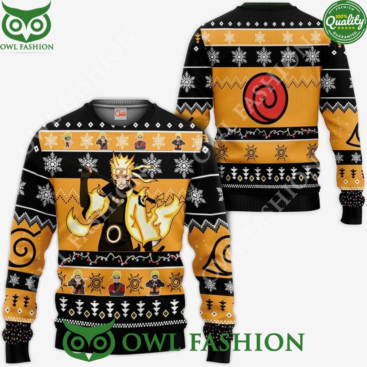 Anime Bijuu Kyubi Ugly Christmas Sweater Custom Xmas Gifts