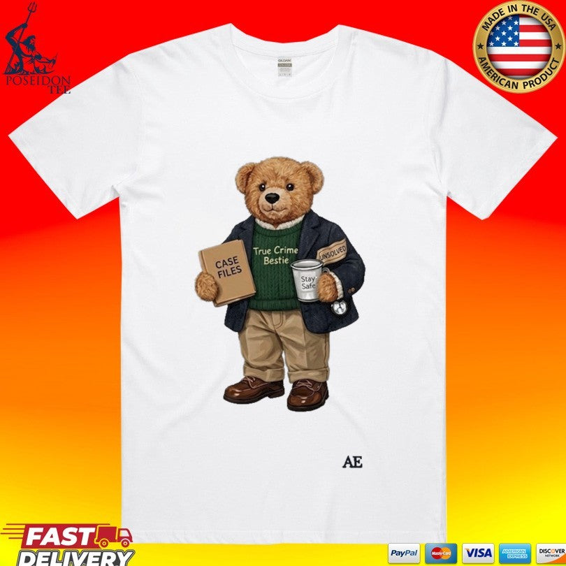 Annie Elise True Crime Bear T-shirt