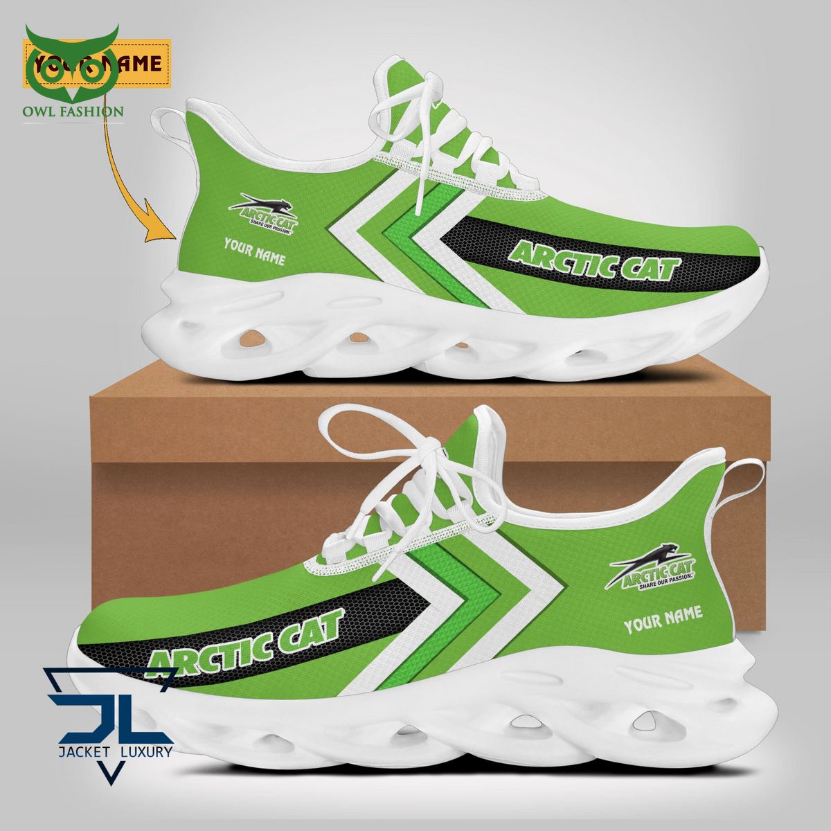Arctic Cat Automobile Brand Personalized Max Soul Shoes