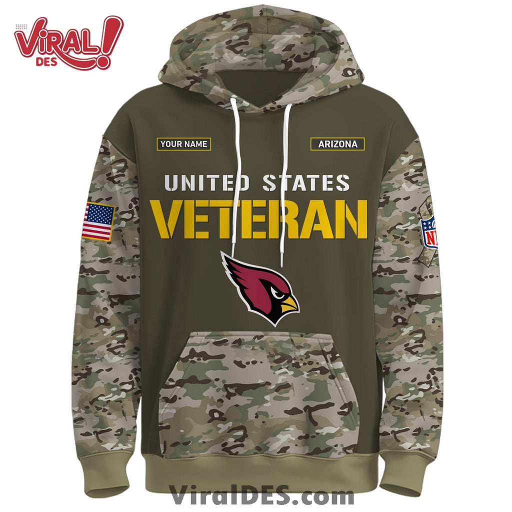 Arizona Cardinals 2025 Salute to Service Hoodie, Long Pants